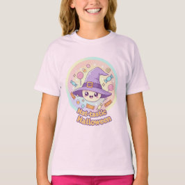 Smiling Witch Hat Halloween T-Shirt - Cute Tee
