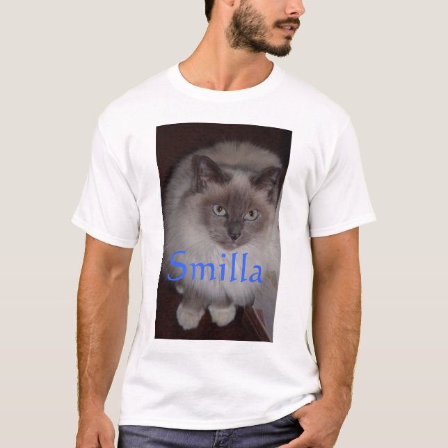 Smilla den Birman katten T-shirt (Framsida)