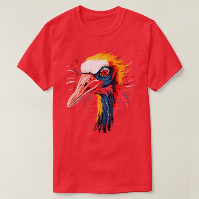 Smilning av kran t shirt (Design framsida)