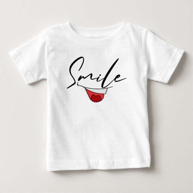 SMILNINGSMOOD I lycklig. T Shirt (Framsida)