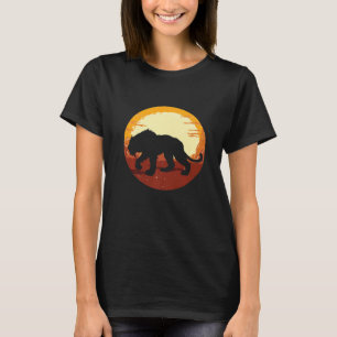 Smilodon Prehistorisk Saber Tooth Tiger Mountain C T Shirt
