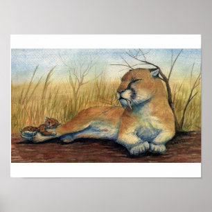 Smilodon Skriv ut Poster