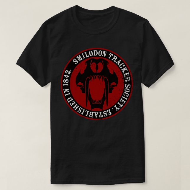 Smilodon Society T Shirt (Design framsida)