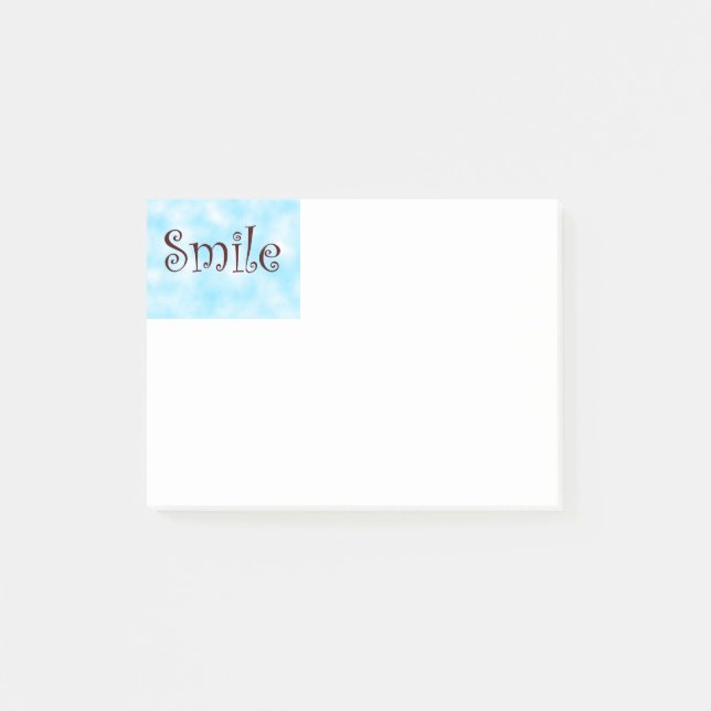 Smilstolpe-anteckningar Post-it Block (Framsida)