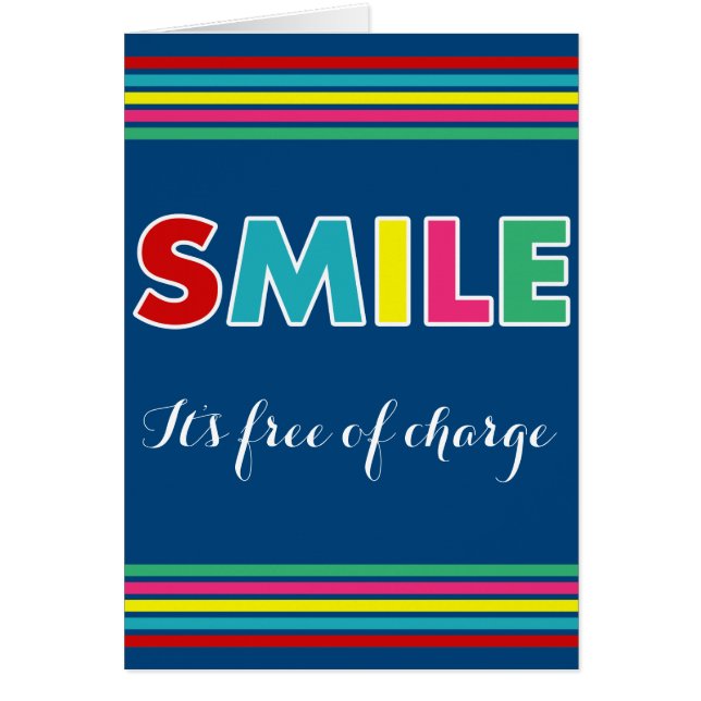 Smilt! Hälsningskort (Framsidan)