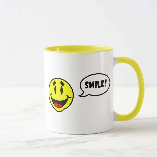 Smilt! JAG SADE SMILE! Kaffe Mugg (Höger)