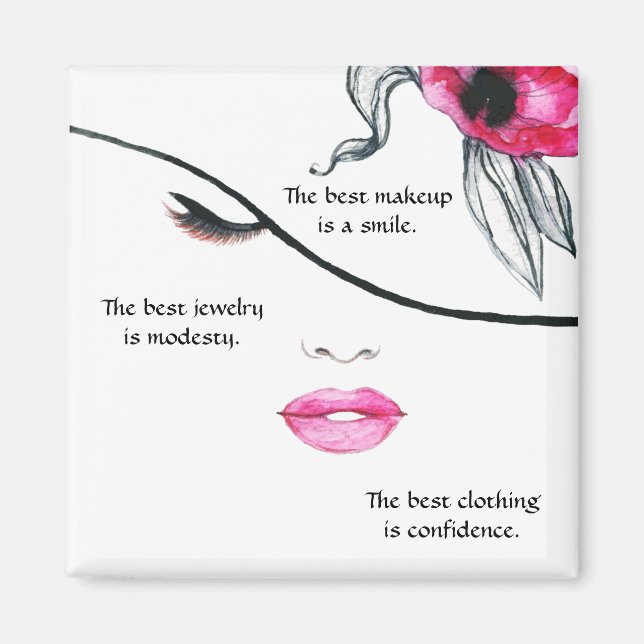 Smilt, ödmjukt, Förtroendemagnet Magnet (Framsidan)