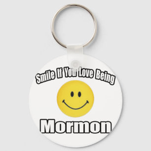Smilt om du Kärlek är mormon Nyckelring