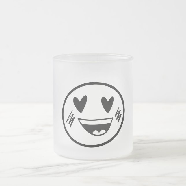 SMILY EMOJI FROSTAD GLASMUGG (Center)