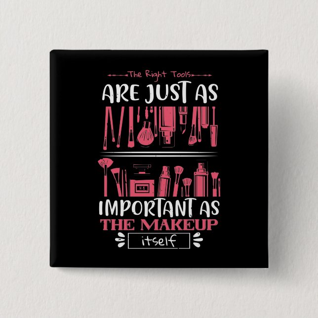 Smink - Rätta Verktyg För Smink Knapp (Framsida)