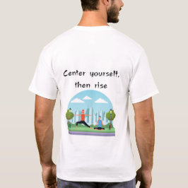 Sminkad Warrior Yoga WITHE T Shirt