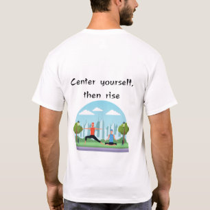 Sminkad Warrior Yoga WITHE T Shirt