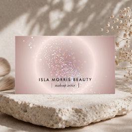 Sminkartist Celestial Glow Luxe Blush Rosa Visitkort