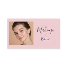 Sminkartist Modernt Foto Script Rosa