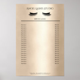 Sminkartist Ögonfransförlängning Prislista Poster