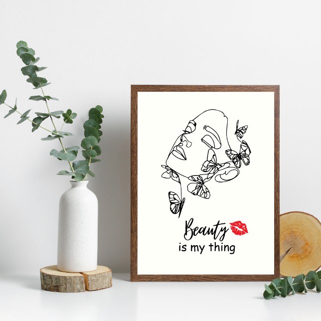 Sminkartist Väggkonst, Skönhetssalong för skönhets Poster (Skapare uppladdad)