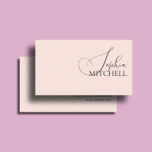 Sminkbutik Girly Script Minimal Rosa