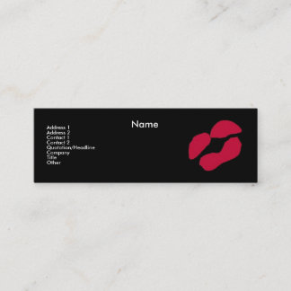 "Sminkkonstnär ", Mini Visitkort