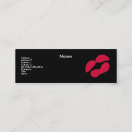 "Sminkkonstnär ", Mini Visitkort