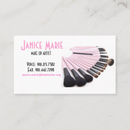Sminkkonstnärvisitkorten tar prov II Visitkort