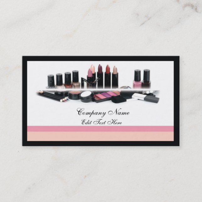 Sminkvisitkort #5 visitkort (Framsida)