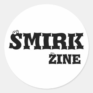 Smirk Zine small dekalk Runt Klistermärke