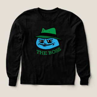 smirking cartoon boss t shirt