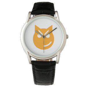 Smirking Emoji Cat Armbandsur