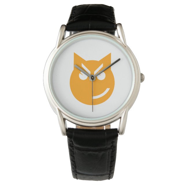 Smirking Emoji Cat Armbandsur (Framsida)
