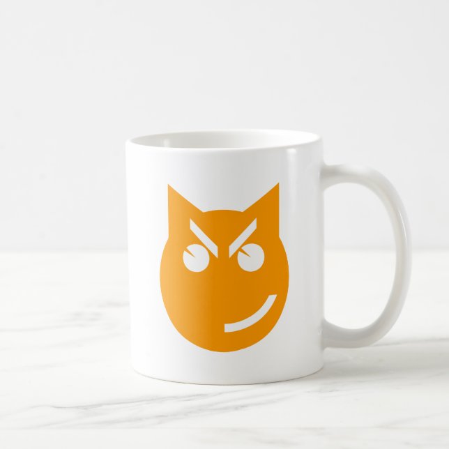 Smirking Emoji Cat Kaffemugg (Höger)