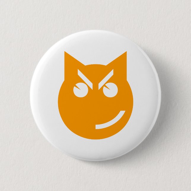 Smirking Emoji Cat Knapp (Framsida)