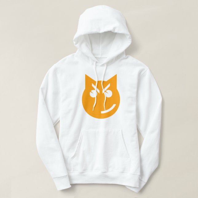 Smirking Emoji Cat Sweatshirt (Design framsida)