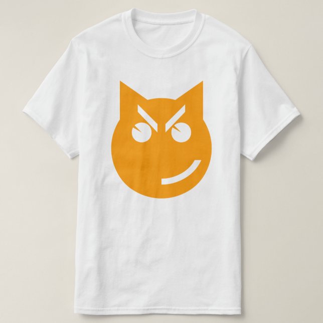 Smirking Emoji Cat T-shirt (Design framsida)