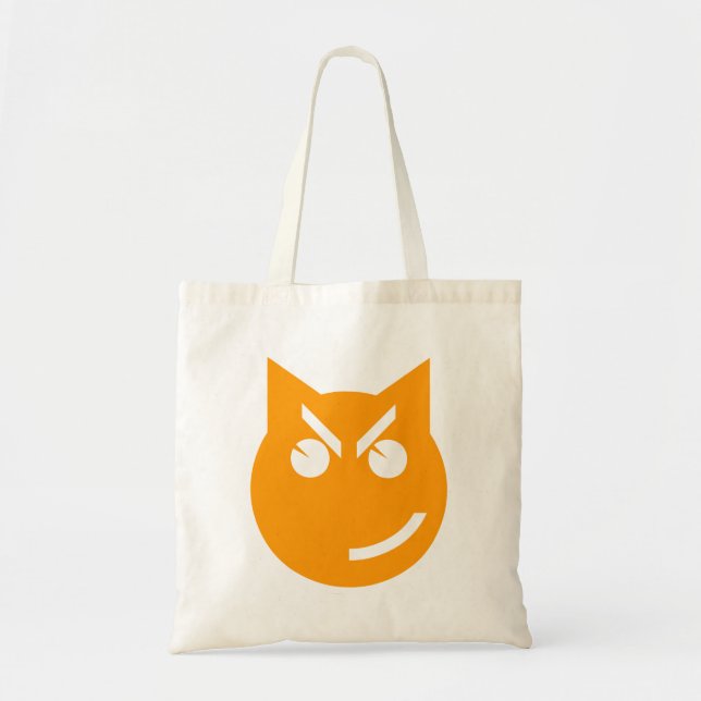 Smirking Emoji Cat Tygkasse (Framsidan)