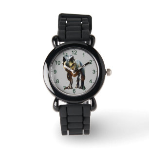 Smirking Scary T-Rex Dinosaur Armbandsur