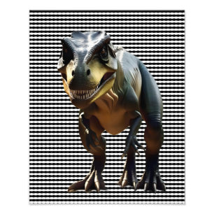 Smirking Scary T-Rex Dinosaur Fototryck