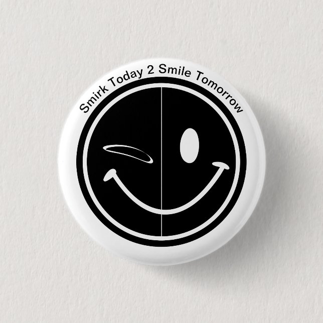 SmirkSmile för Lycklig Days Knapp (Framsida)