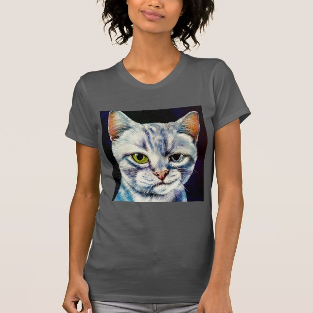 Smirky katt t shirt (Framsida)