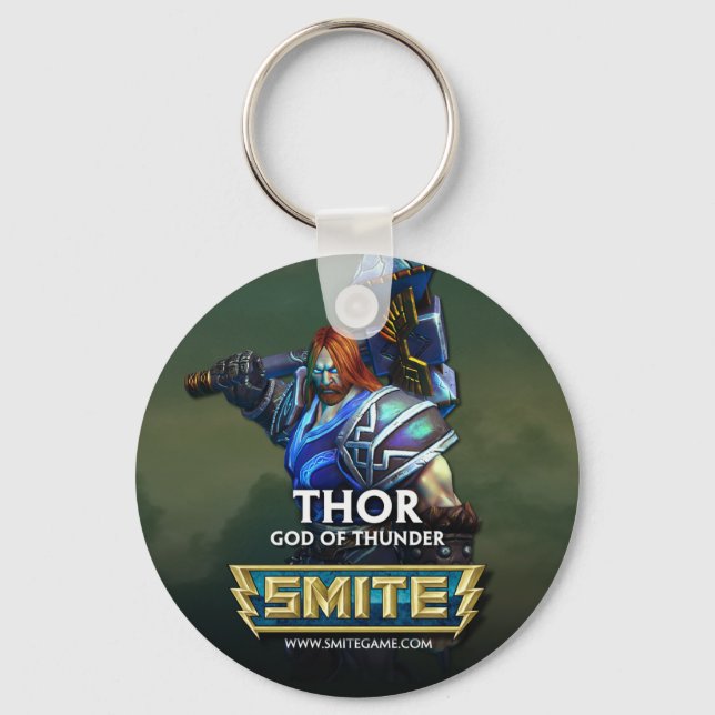 SMITE: Thor, Thunders Gud Nyckelring (Framsida)