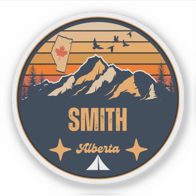 Smith, Alberta Klistermärken (Framsida)