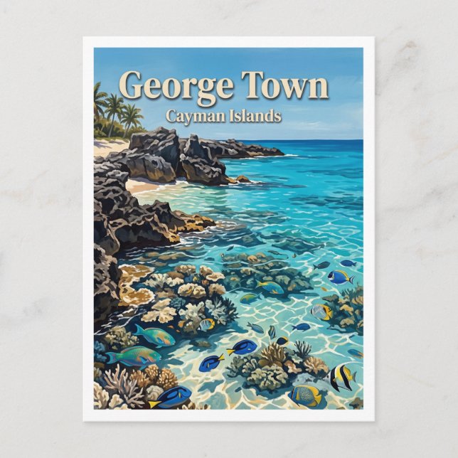 Smith Barcadere George Town Caymanöarna Vykort (Framsida)