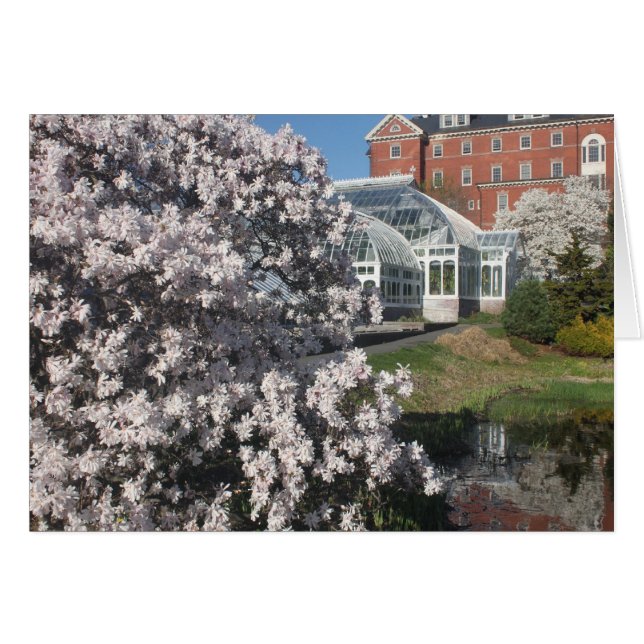 Smith College Lyman Plant House i Vår Hälsningskort (Framsidan Horizontal)