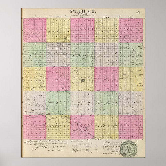 Smith County, Kansas Poster (Framsidan)
