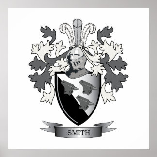 Smith Family Crest Jackar av Arm Poster
