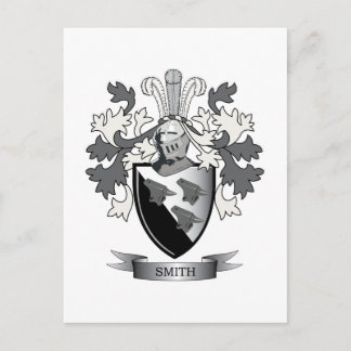 Smith Family Crest Jackar av Arm Vykort