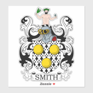 Smith Family Crest Klistermärken