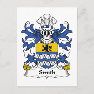 Smith Family Crest Vykort