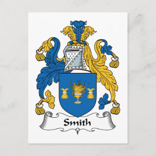 Smith Family Crest Vykort