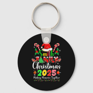 Smith Family Jul 2025 Matchande Santa Hatt Xma Nyckelring