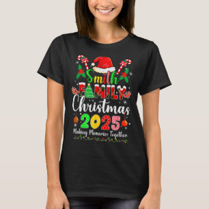 Smith Family Jul 2025 Matchande Santa Hatt Xma T Shirt